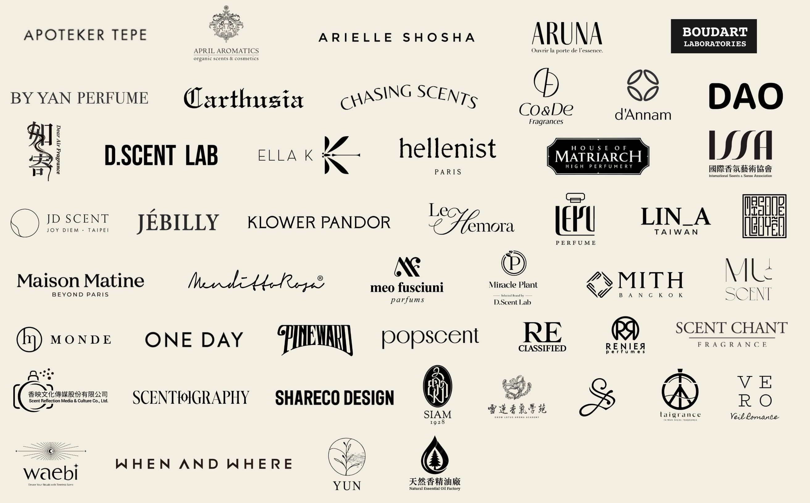 參展品牌 LOGO 牆